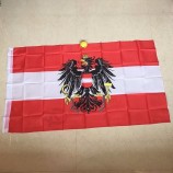 austria eagle national flag / austria country flag banner