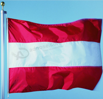 Bandera de Austria de 3 * 5 pies con material de poliéster Para la Copa del mundo