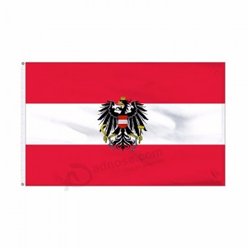 kundenspezifische Österreich-Adlerflaggenfahne 3x5 Österreich-Adlerflagge