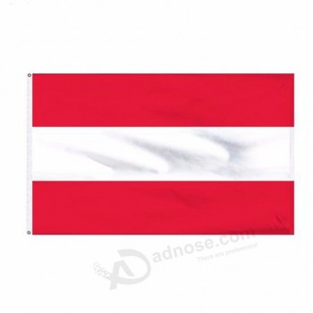 Venda quente na bandeira austríaca branca vermelha da Áustria