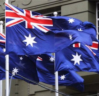 Высочайшее качество 100% полиэстер национальные флаги Австралии Все страны