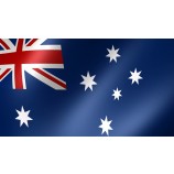 entrega rápida bajo MOQ color azul real bandera nacional australiana