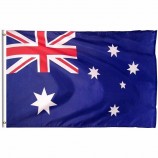 2019 Australië nationale vlag 3x5 FT 90x150cm banner 100d polyester aangepaste vlag metalen doorvoertule
