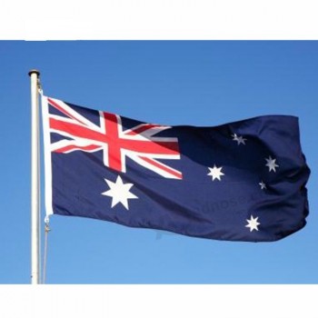 호주 국기 비행 또는 폴 리 에스테 르 호주 깃발 배너 매달려
