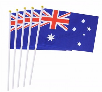 aangepaste gedrukte promotie Australië hand wave vlag