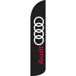 audi windless full sleeve swooper flag feather banner