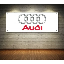 auto banner depot works with audi cars 14oz hemmed vinyl banner sign w/ grommets