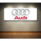 deposito auto banner funziona con auto Audi 14oz insegna banner in vinile orlato con gommini
