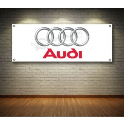 Das Auto-Banner-Depot funktioniert mit gesäumten Vinyl-Banner-Schildern mit Ösen von Audi Cars (14 Unzen)