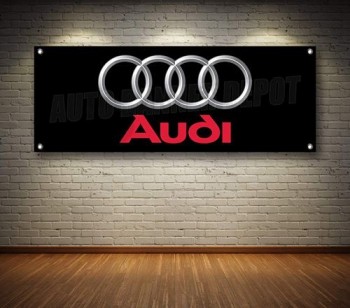 atacado personalizado auto banner depot funciona com audi cars banner sign Concessionária de carros vinil 14oz - vários tamanhos