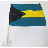 outdoor polyester Bahama's nationale autoraam vlag