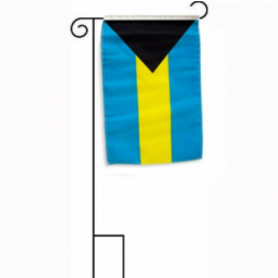 Venta caliente bandera decorativa del jardín de bahamas con poste