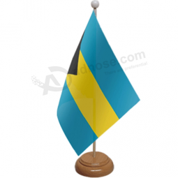 national table flag of bahamas bahamians country desk flags