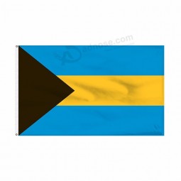 bahamas bandera nacional poliéster personalizado bandera arandela de metal