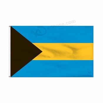 bahamas national banner polyester custom flag metal grommet