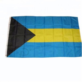 bandeira nacional de bahamas de alta qualidade / bandeira de bandeira do país das bahamas