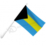 Knitted Polyester Outdoor wall mounted Bahamas flag