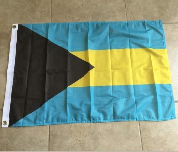 Fabrik fertigte Polyester Bahamas-Landesflaggengroßverkauf besonders an