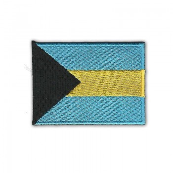 A bandeira das bahamas remendo bordado de 3,5 