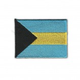 Die Bahamas Flagge gestickt Patch 3,5 