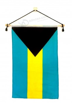 bahamas banderas de banner de pared de poliéster de 12 