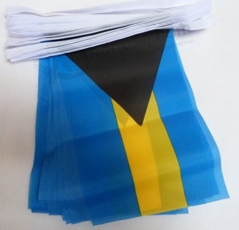 wholesale custom bahamas 6 meters bunting flag 20 flags 9'' x 6'' - bahamian string flags 15 x 21 cm