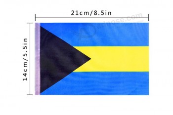 Bahamaanse vlag, 100 voeten / 76 stks nationale land wereld wimpel vlaggen banner, party decoraties benodigdheden voor olympische spelen
