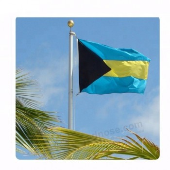 2019 aangepaste grote 3 * 5 goedkope nationale vlag van Bahama's