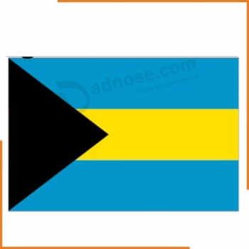 banderas nacionales de alta calidad al por mayor personalizadas de las bahamas