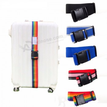 190CM Luggage Straps Travel Suitcase Accessories Bag Strap New Adjustable Luggage Password-less Lock Nylon Belt Strap