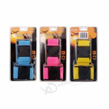 Toprank Novo design cinta cruzada cinto de bagagem de viagem ajustável cinto de embalagem mala mala cinta de segurança com fivela de plástico