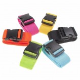 Customized brand logo luggage travel bag belt strap with detachable buckle luggage bag strap