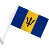 Siebdruck Polyester Barbados Land Autofenster Flagge