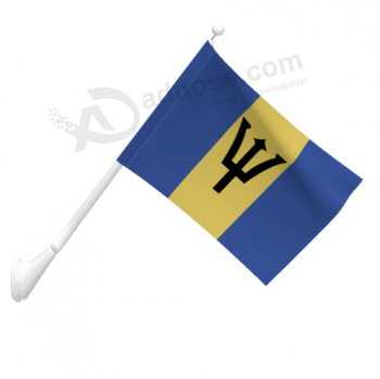 Wandmontage Barbados Fahnen Wandbehang Barbados Banner