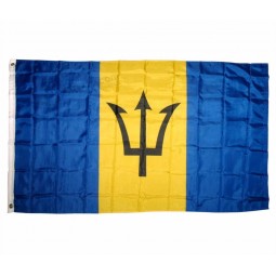 90 * 150 cm barbados national banner 100% polyester flagge