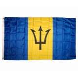 hängende Barbados-Flaggen Polyester-Standard-Barbados-Fahnenflagge