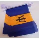 Barbados 6 Meters Bunting Flag 20 Flags- Barbadian String Flags