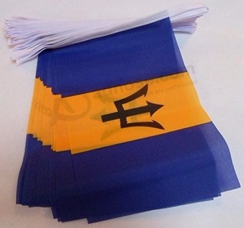 Barbados 6 Meters Bunting Flag 20 Flags- Barbadian String Flags