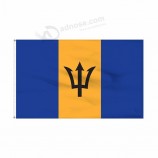 바베이도스 국기 3x5 FT 매달려 바베이도스 국기