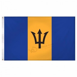 デジタル印刷ポリエステル生地国バルバドスの旗