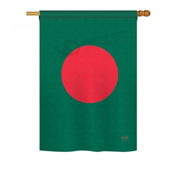 世界の国籍の印象のバングラデシュの国旗装飾的な垂直28 