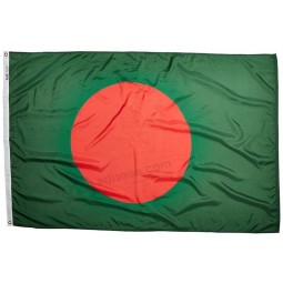 Bangladesh vlag nylon solarguard NYL-Glo, 4x6 ft, 100% gemaakt in China volgens officiële ontwerpspecificaties van de Verenigde Naties