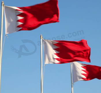 High quality polyester fabric digital print Bahrain flag