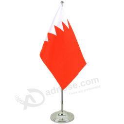 Polyester mini office Bahrain table top flag