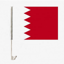 Polyester 30x45cm Druck Bahrain Flagge für Autofenster