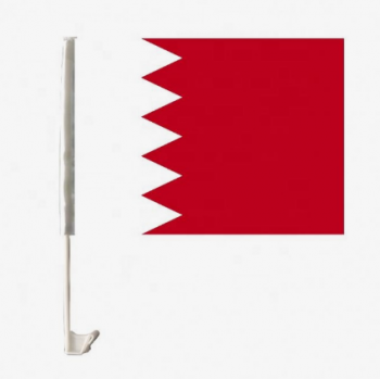 polyester 30x45cm afdrukken Bahrein vlag voor autoraam