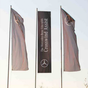 benz rechthoek pool banner aangepaste logo benz banner