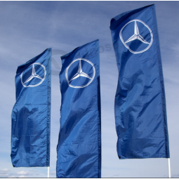 outdoor flying benz rectangle banner for advertising