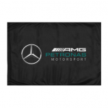 Polyester Digitaldruck 3x5 benutzerdefinierte Logo Benz Flagge