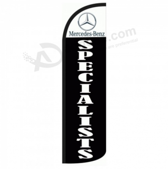 benz windless full sleeve swooper feather flag